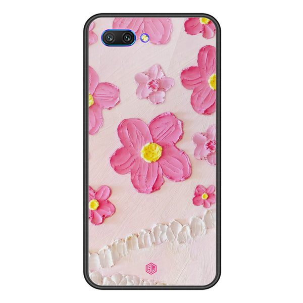 Floral Series Soft Phone Case - Premium Glass Case - Design 2 - Huawei Honor 10