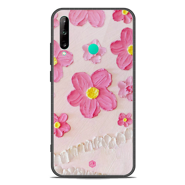Floral Series Soft Phone Case - Premium Glass Case - Design 2 - Honor 9C