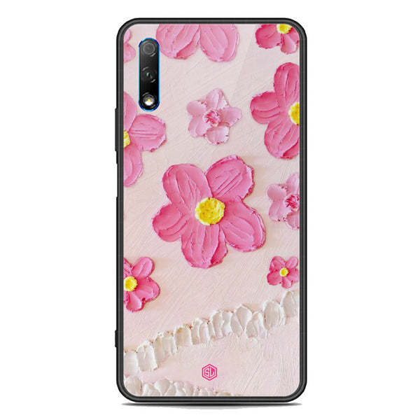 Floral Series Soft Phone Case - Premium Glass Case - Design 2 - Honor 9x