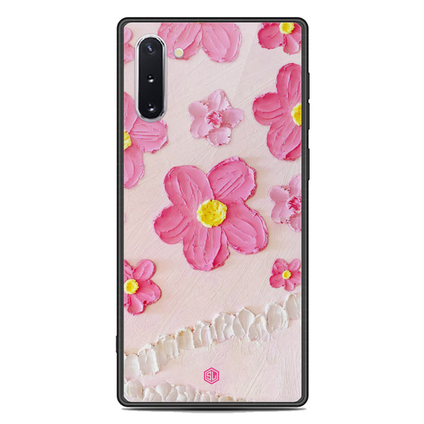 Floral Series Soft Phone Case - Premium Glass Case - Design 2 - Samsung Galaxy Note 10