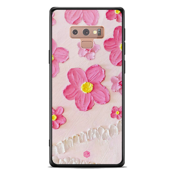 Floral Series Soft Phone Case - Premium Glass Case - Design 2 - Samsung Galaxy Note 9