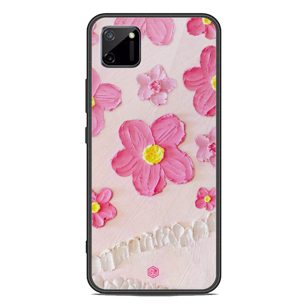 Floral Series Soft Phone Case - Premium Glass Case - Design 2 - Realme C11