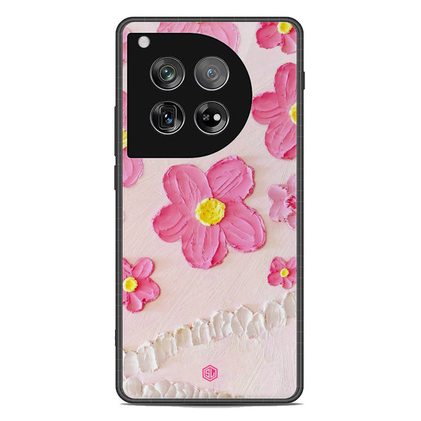 Floral Series Soft Phone Case - Premium Glass Case - Design 2 - OnePlus 12