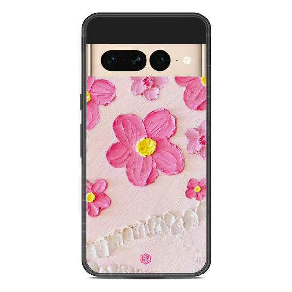 Floral Series Soft Phone Case - Metal Case - Design 2 - Google Pixel 7 Pro