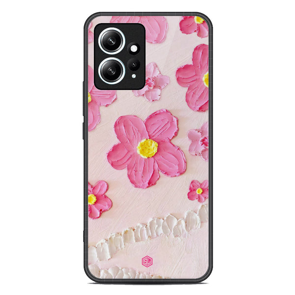 Floral Series Soft Phone Case - Premium Glass Case - Design 2 - Xiaomi Redmi Note 12 4G