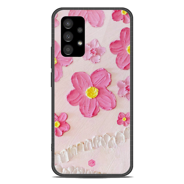 Floral Series Soft Phone Case - Premium Glass Case - Design 2 - Samsung Galaxy A73 5G