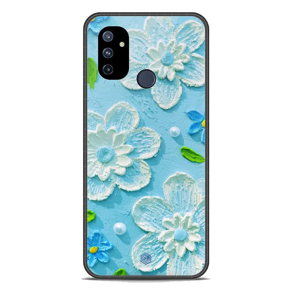 Floral Series Soft Phone Case - Premium Glass Case - Design 3 - OnePlus Nord N100