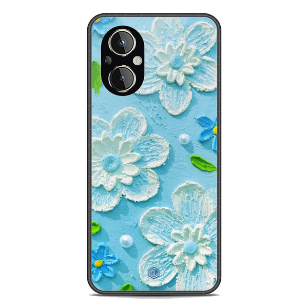 Floral Series Soft Phone Case - Premium Glass Case - Design 3 - OnePlus Nord N20 5G