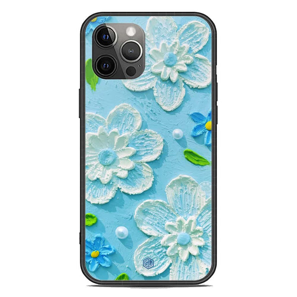 Floral Series Soft Phone Case - Premium Glass Case - Design 3 - iPhone 12 Pro Max