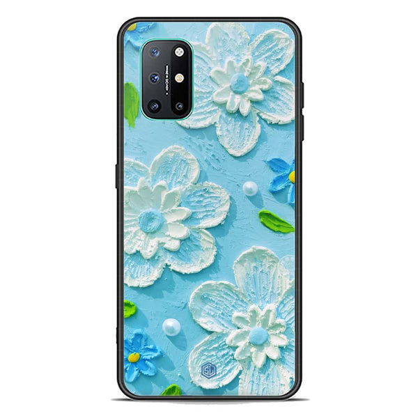 Floral Series Soft Phone Case - Premium Glass Case - Design 3 - OnePlus 8T