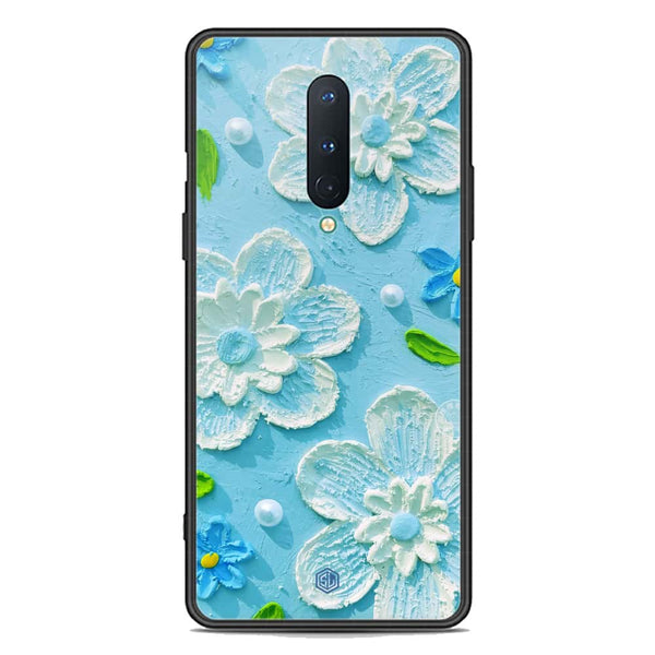 Floral Series Soft Phone Case - Premium Glass Case - Design 3 - OnePlus 8 4G
