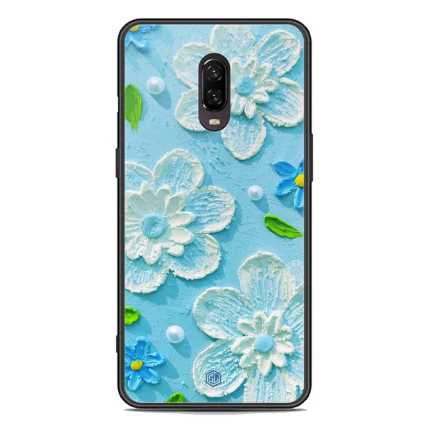 Floral Series Soft Phone Case - Premium Glass Case - Design 3 - OnePlus 6T