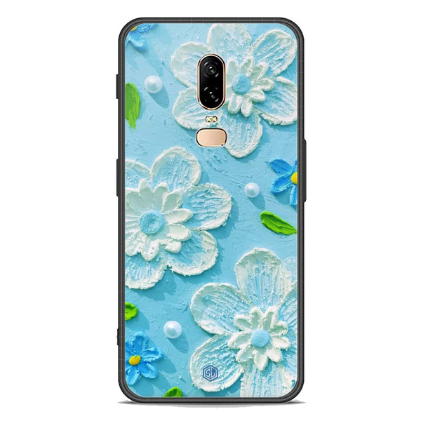 Floral Series Soft Phone Case - Premium Glass Case - Design 3 - OnePlus 6