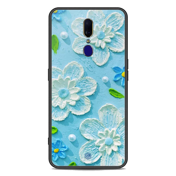 Floral Series Soft Phone Case - Premium Glass Case - Design 3 - Oppo F11