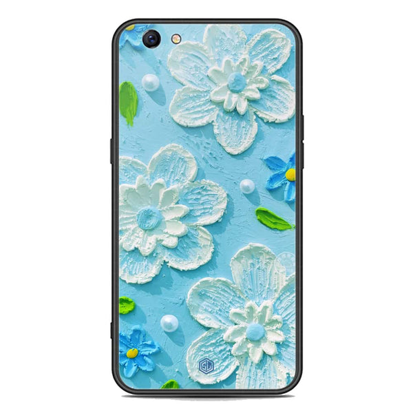 Floral Series Soft Phone Case - Premium Glass Case - Design 3 - Oppo F3 Plus