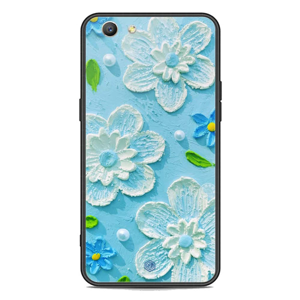 Floral Series Soft Phone Case - Premium Glass Case - Design 3 - Oppo F1S
