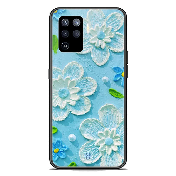 Floral Series Soft Phone Case - Premium Glass Case - Design 3 - Oppo A94