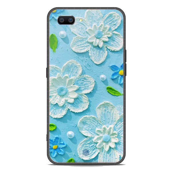Floral Series Soft Phone Case - Premium Glass Case - Design 3 - Oppo A12e