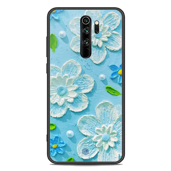 Floral Series Soft Phone Case - Premium Glass Case - Design 3 - Xiaomi Redmi Note 8 Pro