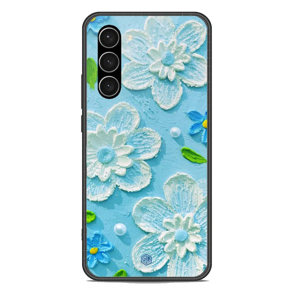 Floral Series Soft Phone Case - Premium Glass Case - Design 3 - Samsung Galaxy S23 5G
