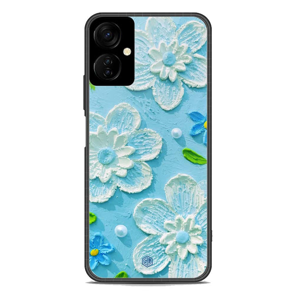 Floral Series Soft Phone Case - Premium Glass Case - Design 3 - Tecno Spark 9T