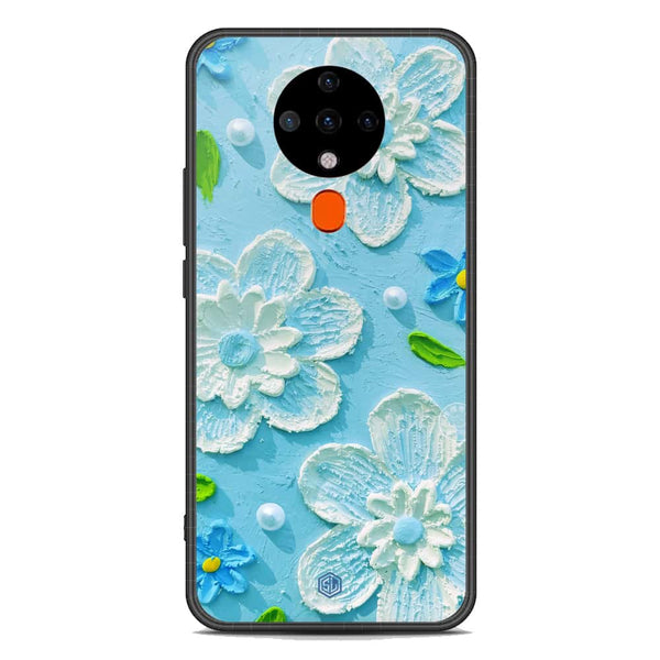 Floral Series Soft Phone Case - Premium Glass Case - Design 3 - Tecno Spark 6