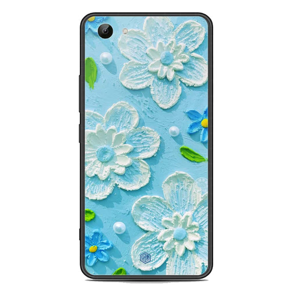 Floral Series Soft Phone Case - Premium Glass Case - Design 3 - Vivo Y81