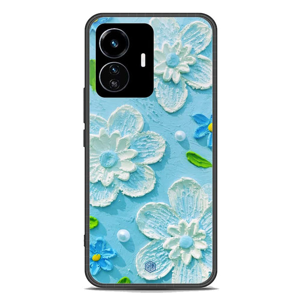 Floral Series Soft Phone Case - Premium Glass Case - Design 3 - Vivo Y77 5G