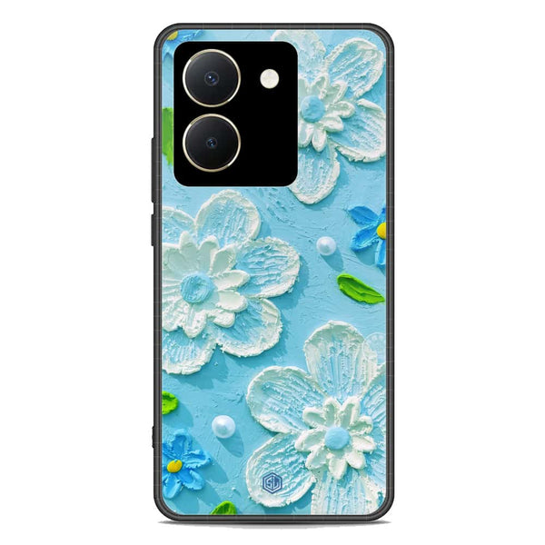 Floral Series Soft Phone Case - Premium Glass Case - Design 3 - Vivo Y36 4G