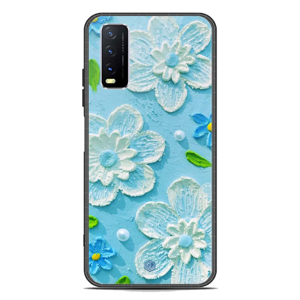 Floral Series Soft Phone Case - Premium Glass Case - Design 3 - Vivo Y20s