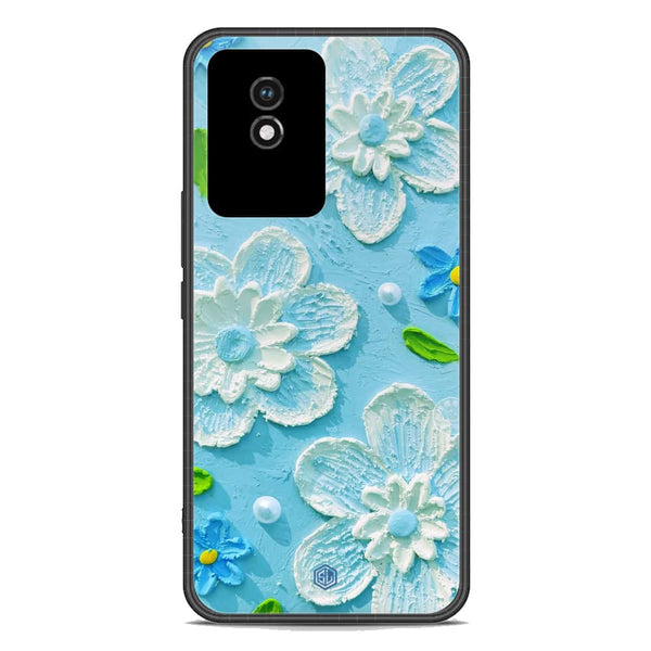Floral Series Soft Phone Case - Premium Glass Case - Design 3 - Vivo Y02A