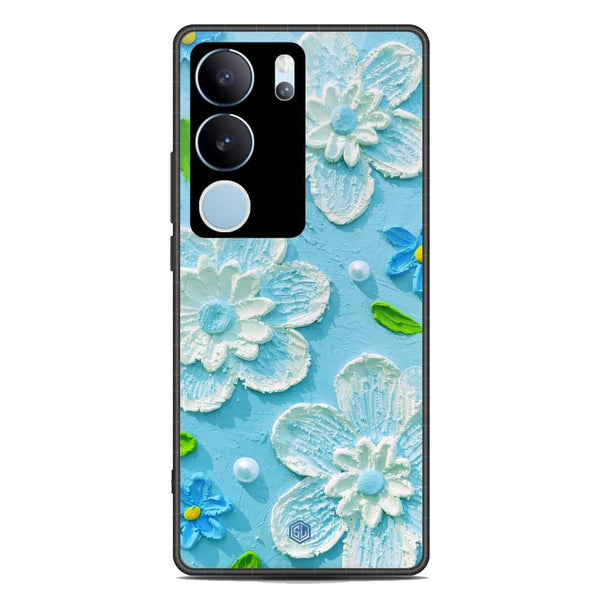 Floral Series Soft Phone Case - Premium Glass Case - Design 3 - Vivo V29 Pro