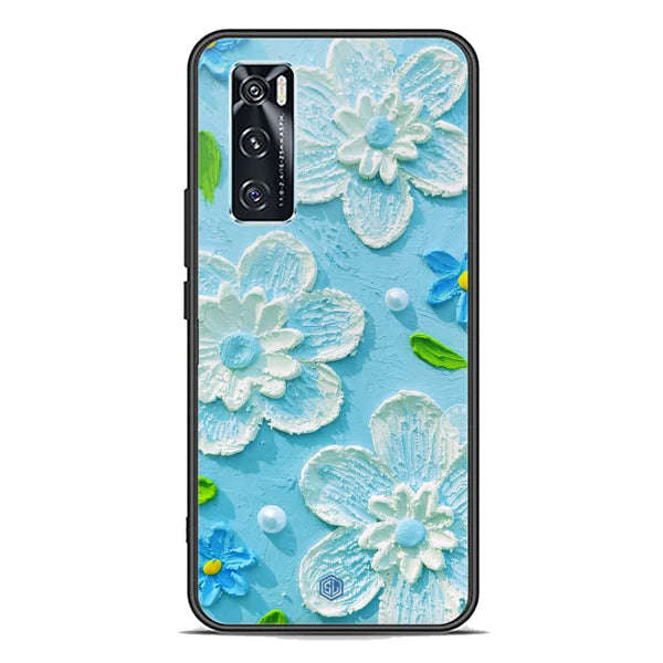 Floral Series Soft Phone Case - Premium Glass Case - Design 3 - Vivo V20 SE