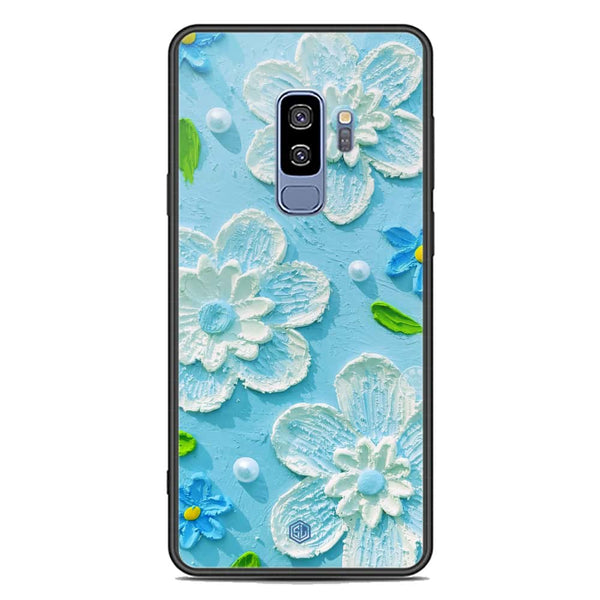 Floral Series Soft Phone Case - Premium Glass Case - Design 3 - Samsung Galaxy S9 Plus