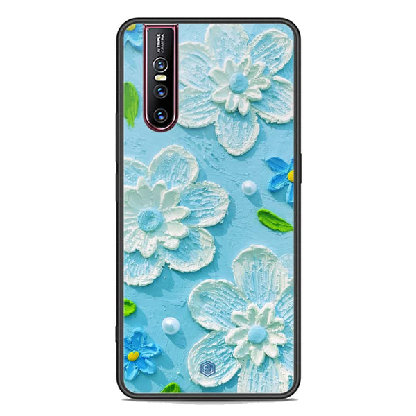 Floral Series Soft Phone Case - Premium Glass Case - Design 3 - Vivo V15 Pro