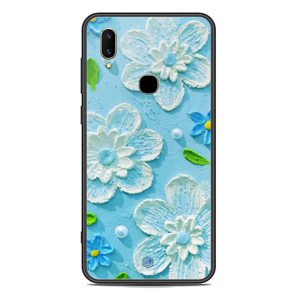 Floral Series Soft Phone Case - Premium Glass Case - Design 3 - Vivo V11 Pro