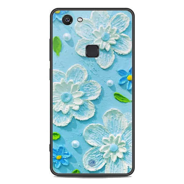 Floral Series Soft Phone Case - Premium Glass Case - Design 3 - Vivo V7