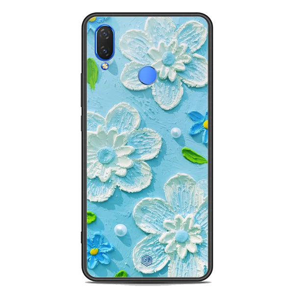 Floral Series Soft Phone Case - Premium Glass Case - Design 3 - Huawei Y9 2019