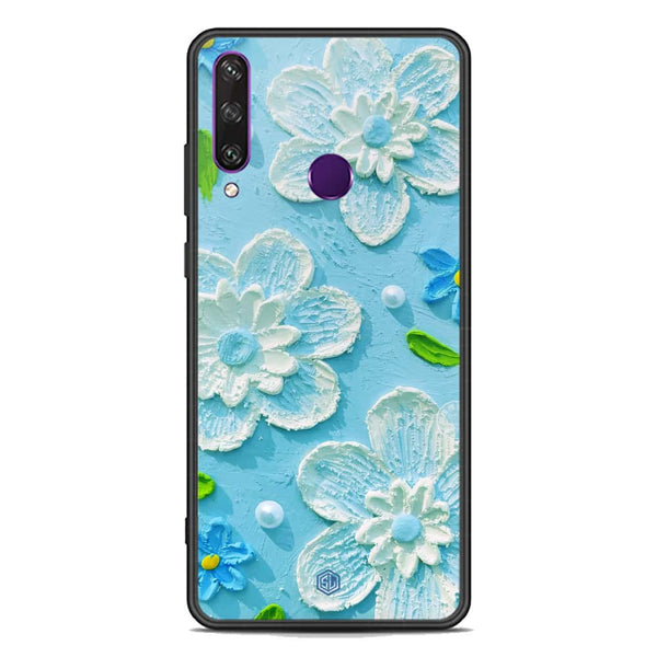 Floral Series Soft Phone Case - Premium Glass Case - Design 3 - Huawei Y6p