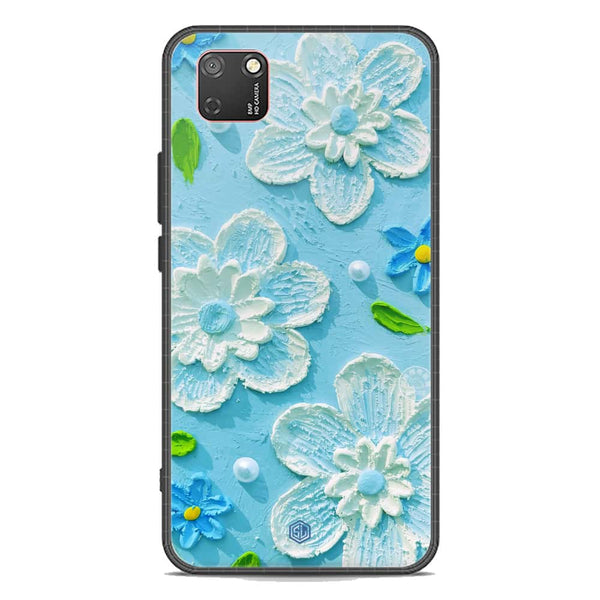 Floral Series Soft Phone Case - Premium Glass Case - Design 3 - Huawei Y5p