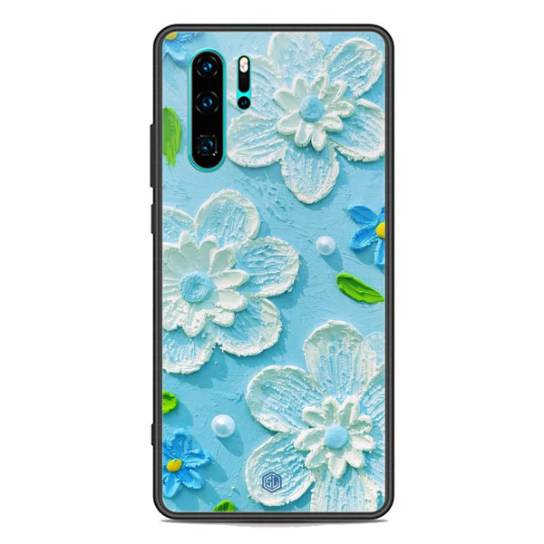 Floral Series Soft Phone Case - Premium Glass Case - Design 3 - Huawei P30 Pro