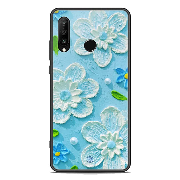 Floral Series Soft Phone Case - Premium Glass Case - Design 3 - Huawei Nova 4e