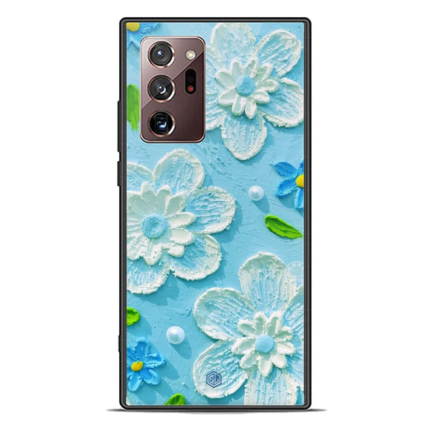 Floral Series Soft Phone Case - Premium Glass Case - Design 3 - Samsung Galaxy Note 20 Ultra