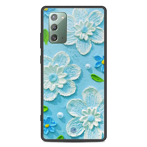Floral Series Soft Phone Case - Premium Glass Case - Design 3 - Samsung Galaxy Note 20
