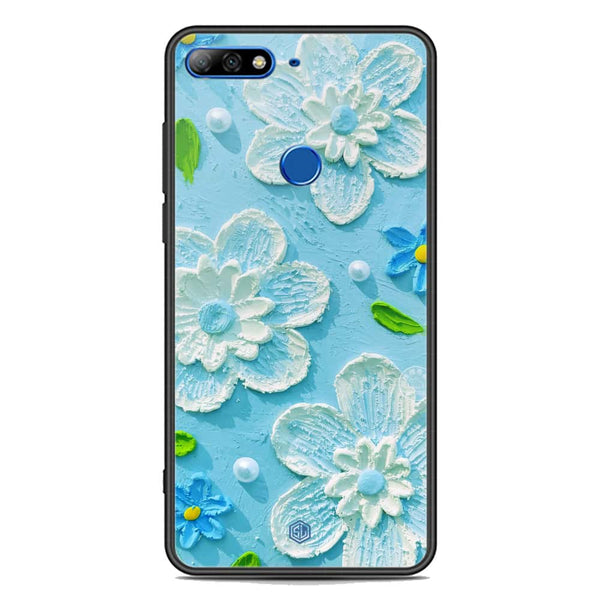 Floral Series Soft Phone Case - Premium Glass Case - Design 3 - Huawei Honor 7C