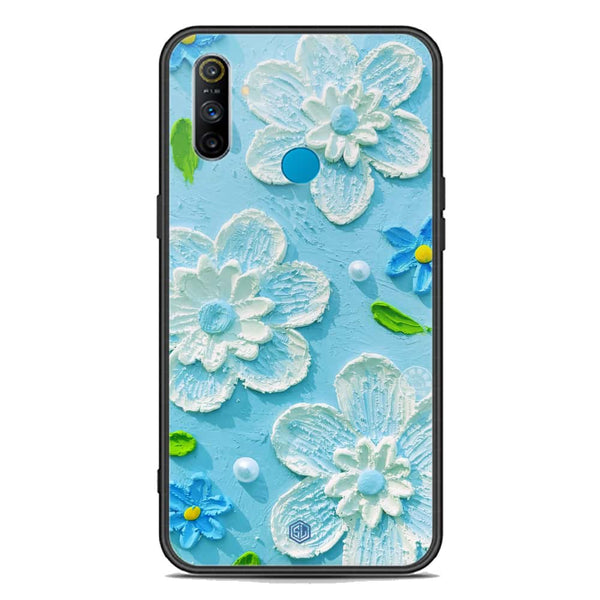 Floral Series Soft Phone Case - Premium Glass Case - Design 3 - Realme C3