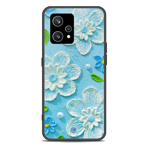 Floral Series Soft Phone Case - Premium Glass Case - Design 3 - Realme 9 4G