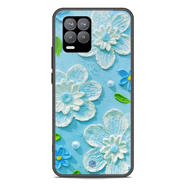 Floral Series Soft Phone Case - Premium Glass Case - Design 3 - Realme 8