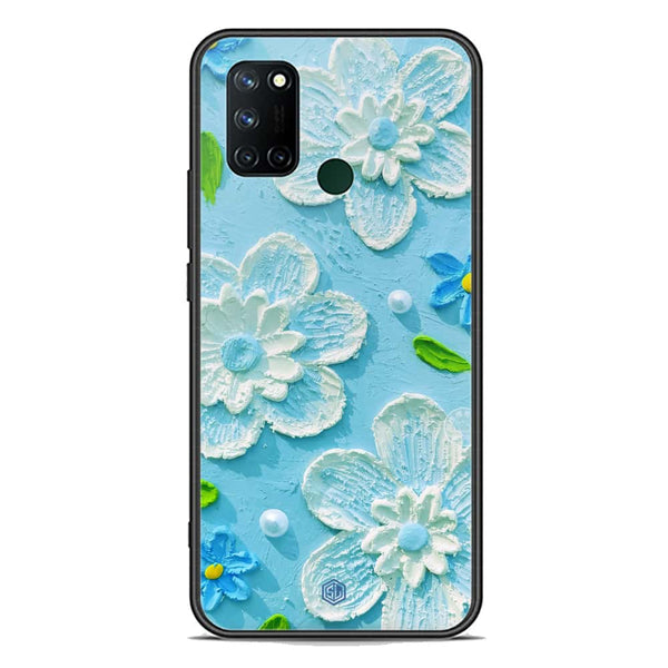 Floral Series Soft Phone Case - Premium Glass Case - Design 3 - Realme 7i