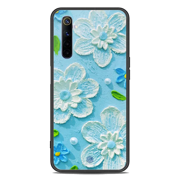 Floral Series Soft Phone Case - Premium Glass Case - Design 3 - Realme 6